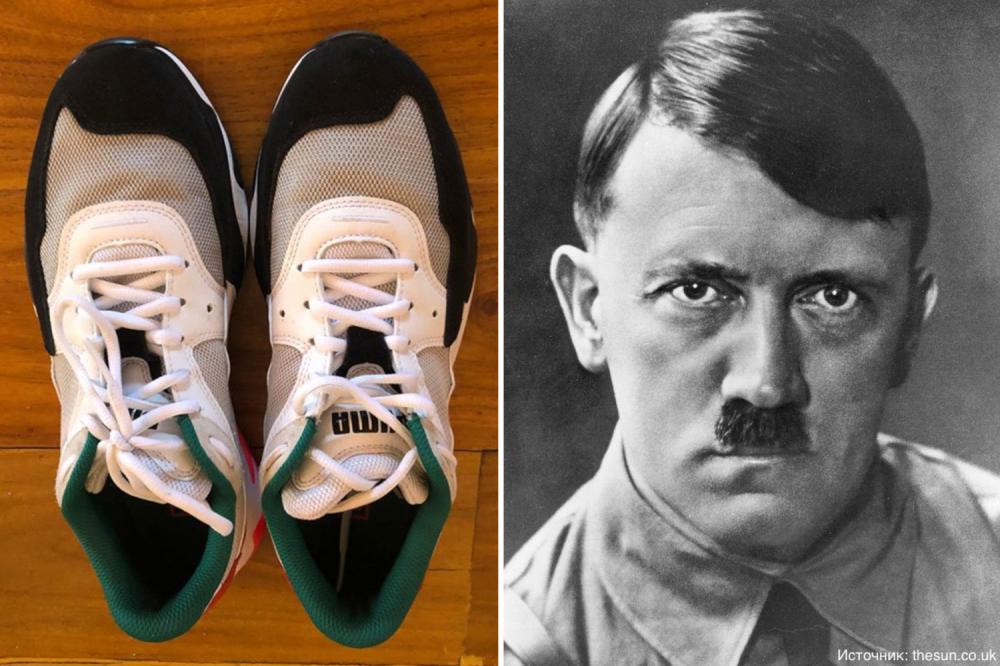 В дизайне кроссовок компании «Puma» разглядели портрет Гитлера